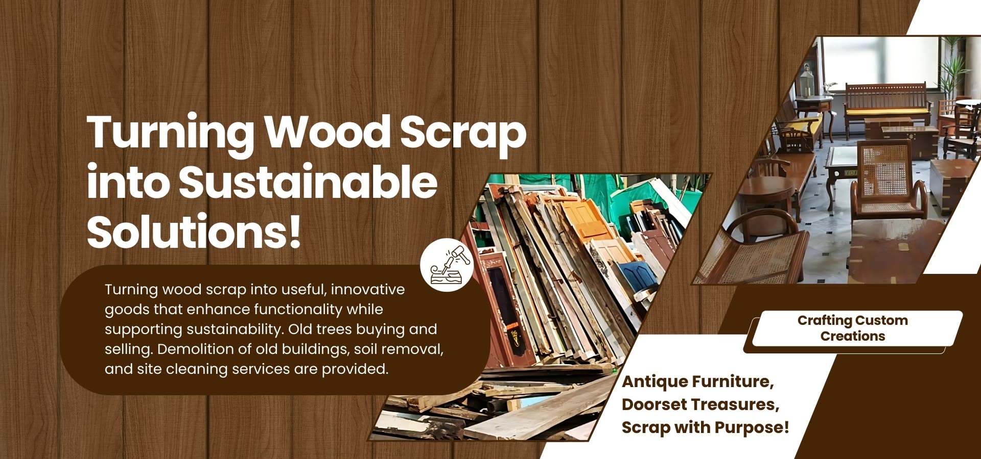 Turning wood scrap into sustainable solutions